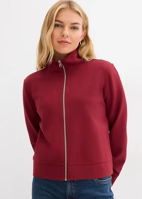 Sweatjacka i bekv&auml;m Punto di Roma, bonprix