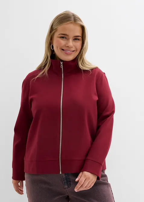 Sweatjacka i bekv&auml;m Punto di Roma, bonprix