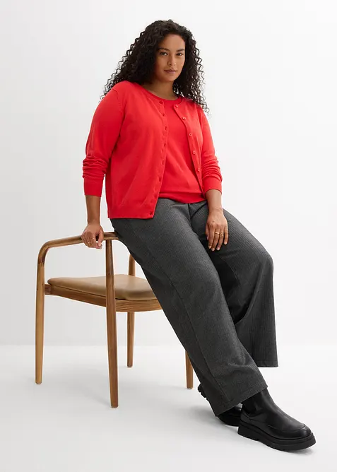 Finstickad cardigan, bonprix