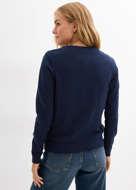 Finstickad cardigan, bonprix