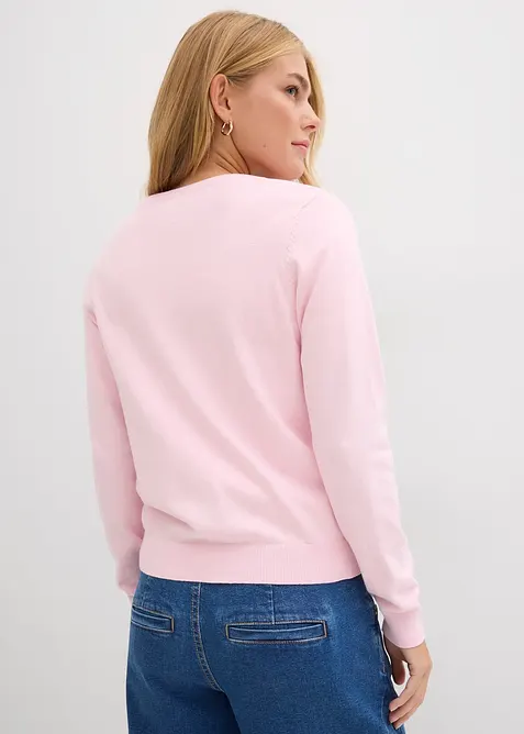 Finstickad cardigan, bonprix