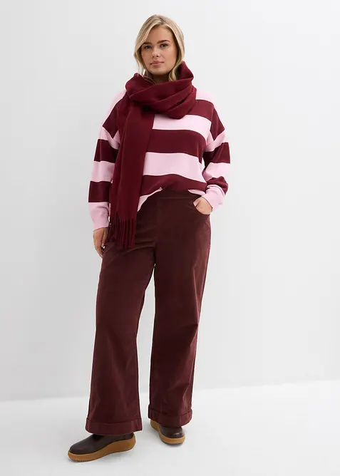 Oversized tr&ouml;ja med viskos, bonprix