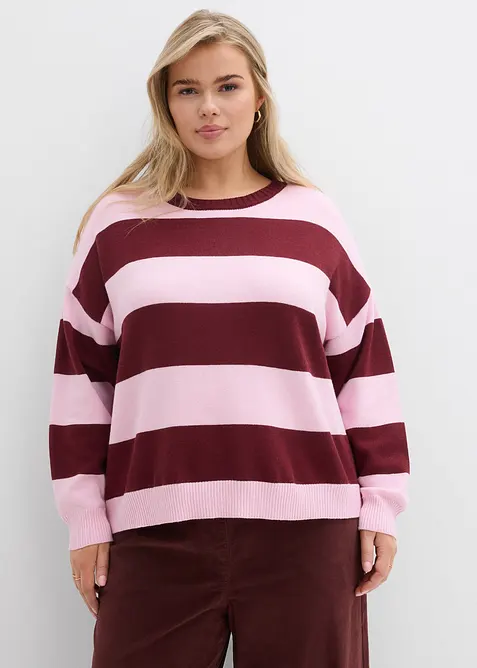 Oversized tr&ouml;ja med viskos, bonprix