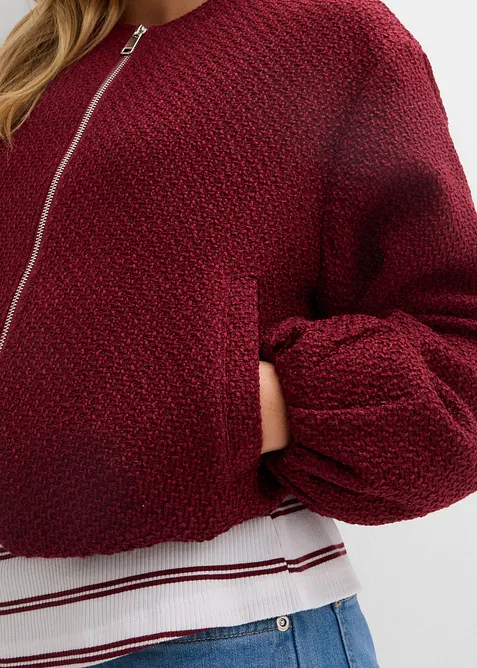 Blusjacka i boucl&eacute;, bonprix