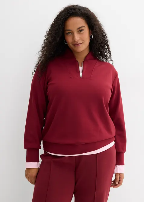 Sweatshirt av mjuk viskosmix, bonprix