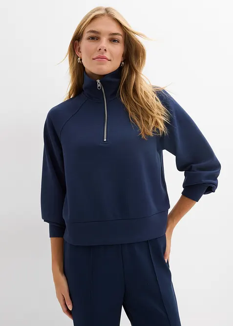 Sweatshirt av mjuk, stabil trik&aring;, bonprix