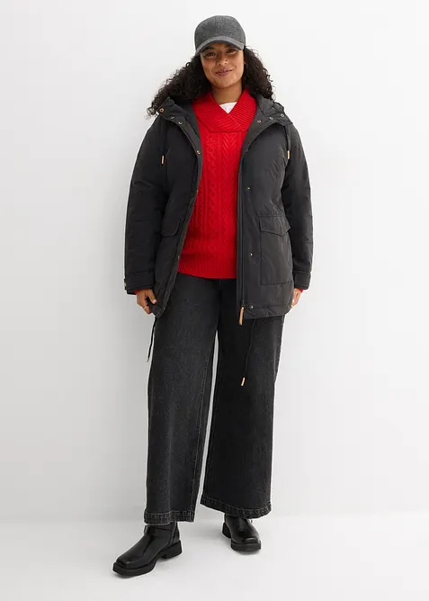 Parkas med varm vaddering, bonprix