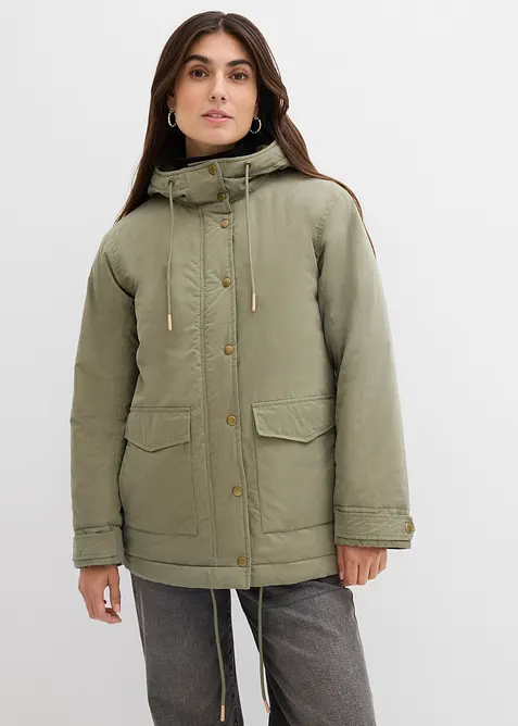 Parkas med varm vaddering, bonprix