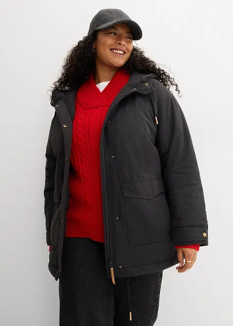 Parkas med varm vaddering, bonprix