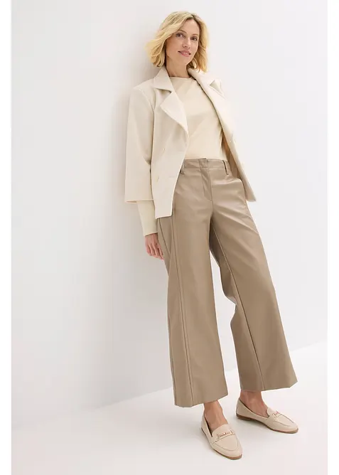 Culotter i skinnimitation, bonprix