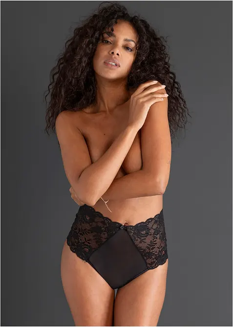 Midjestringtrosa med &ouml;ppen gren och avtagbar kedja, bonprix