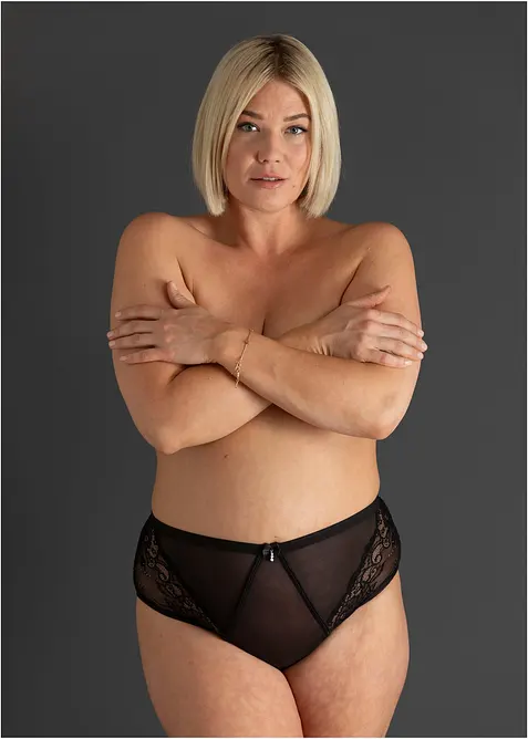 Midjetrosa med &ouml;ppen gren, bonprix