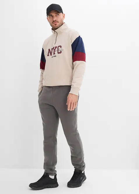 Fodrad joggingbyxa, snabbtorkande, bonprix