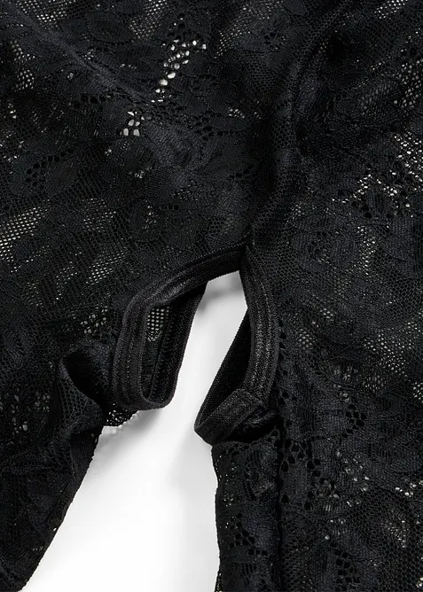 Catsuit med &ouml;ppen gren, bonprix