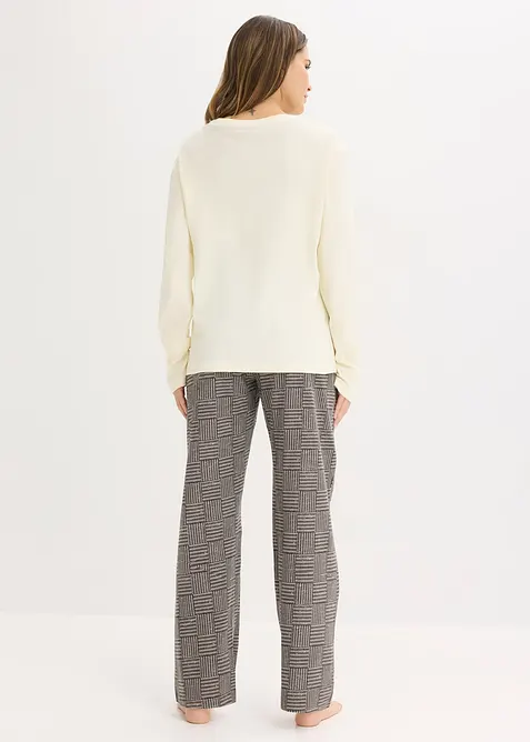 Pyjamas i mjuk bomull, bonprix