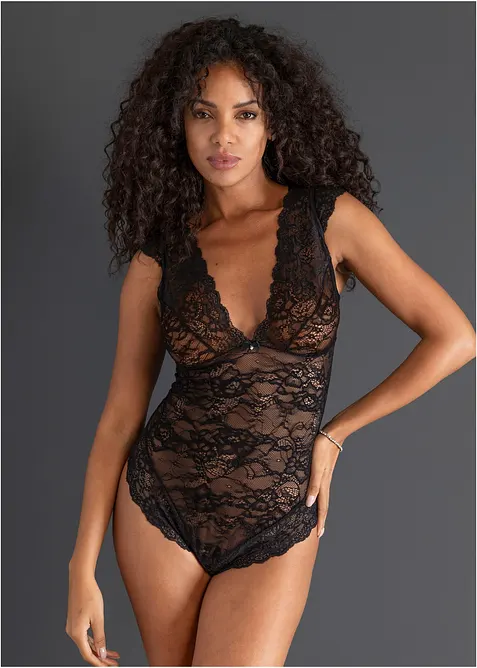 Stringbody med &ouml;ppen gren, bonprix