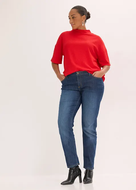 Cr&eacute;petopp med struktur, bonprix