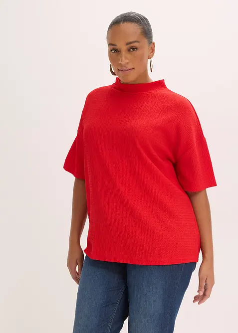 Cr&eacute;petopp med struktur, bonprix