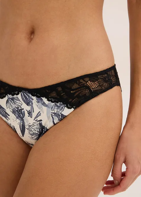 Trosa av m&ouml;nstrad satin, bonprix