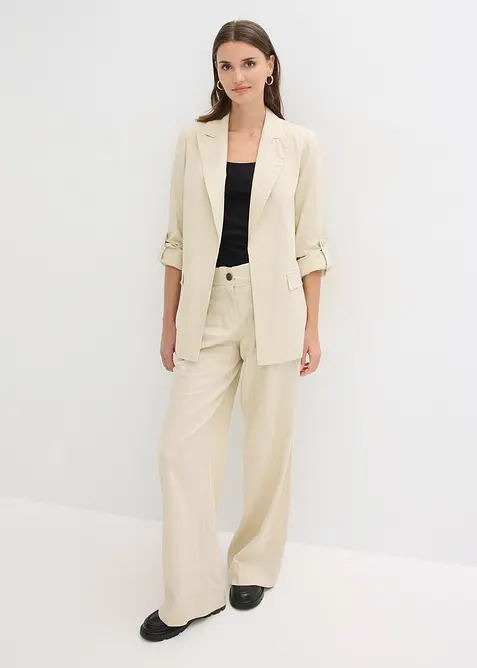 Kavaj i linneblandning, bonprix