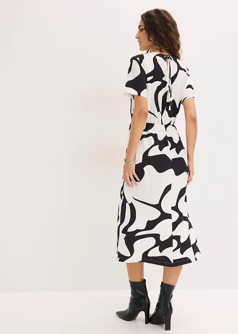 M&ouml;nstrad mellanl&aring;ng kl&auml;nning, bonprix