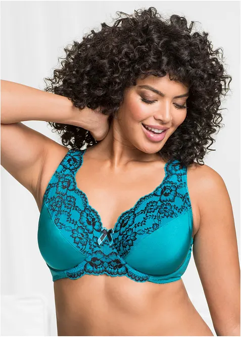 Minimizer-BH med bygel och spets, bonprix