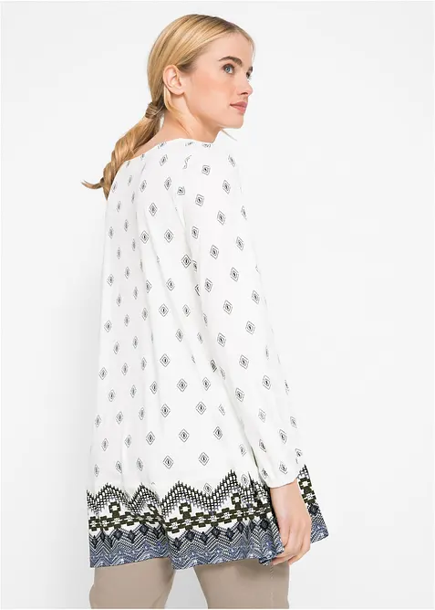 Tunika i bomull och viskos, bonprix