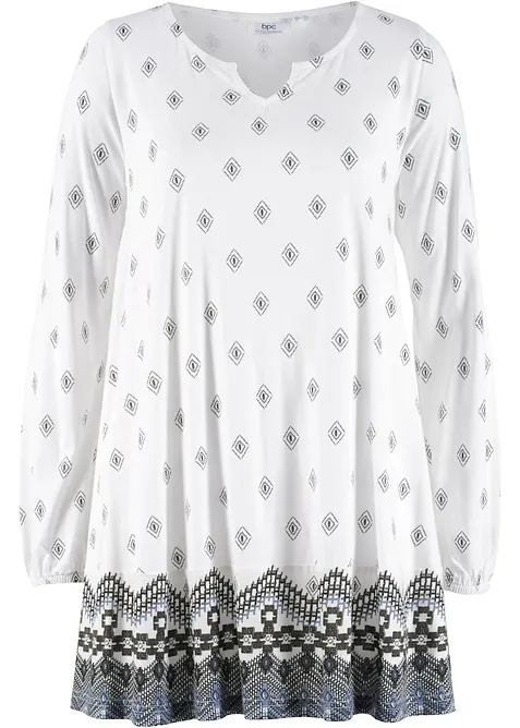 Tunika i bomull och viskos, bonprix