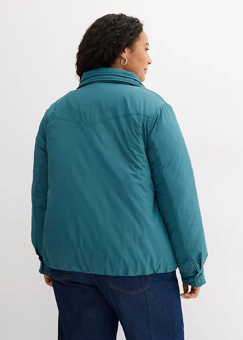 Vattenavvisande jacka med extrakrage, bonprix