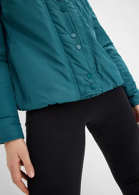 Vattenavvisande jacka med extrakrage, bonprix