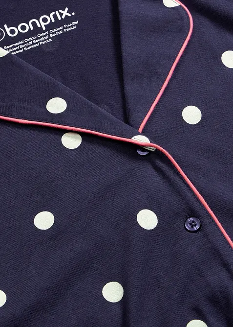 Pyjamas av mjuk bomull, bonprix