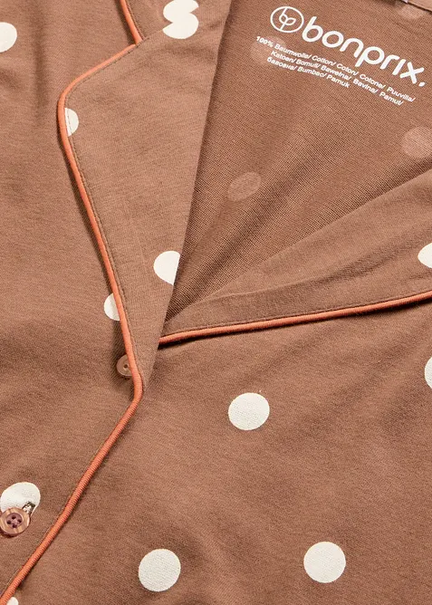Pyjamas av mjuk bomull, bonprix