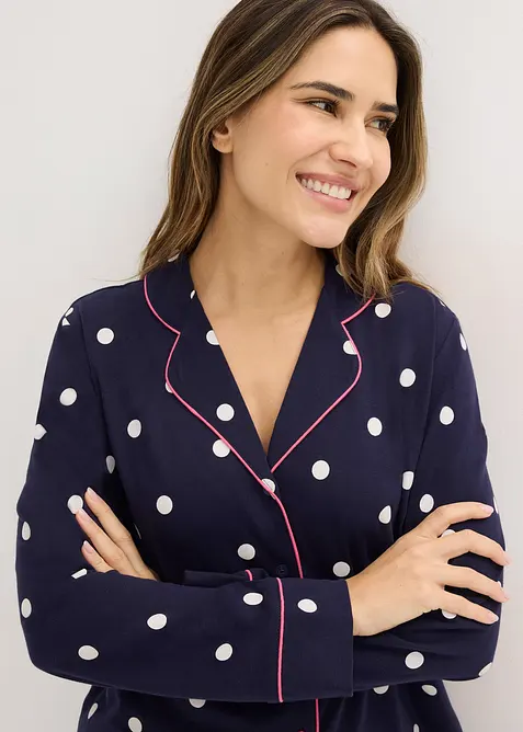 Pyjamas av mjuk bomull, bonprix