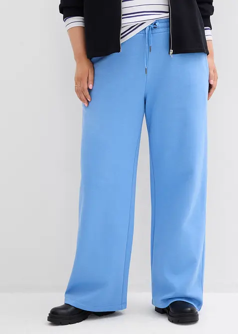 Joggingbyxa i bomull, med h&ouml;g midja, bonprix