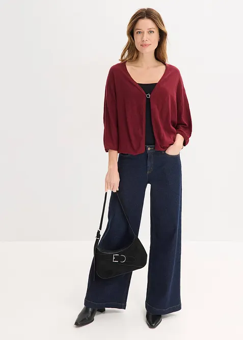 Tunn bomullscardigan, bonprix