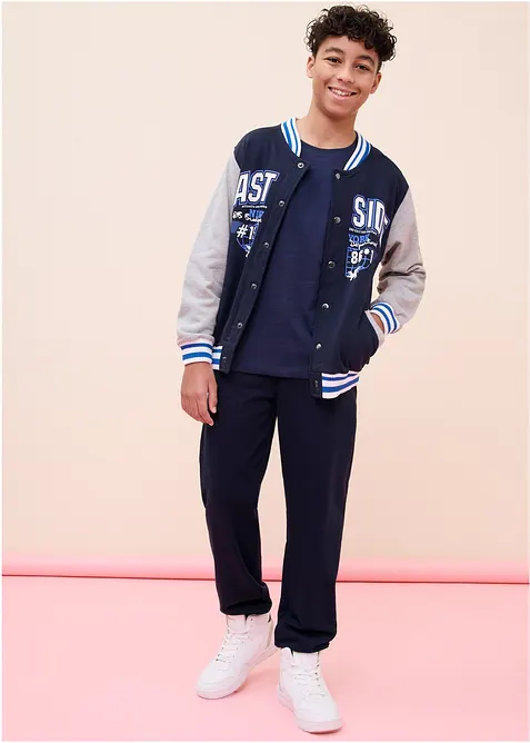 L&aring;ng&auml;rmad T-shirt med ekologisk bomull (5-pack), bonprix