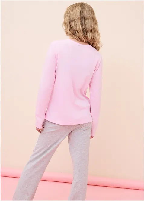 L&aring;ng&auml;rmad topp av ekologisk bomull (5-pack), bonprix