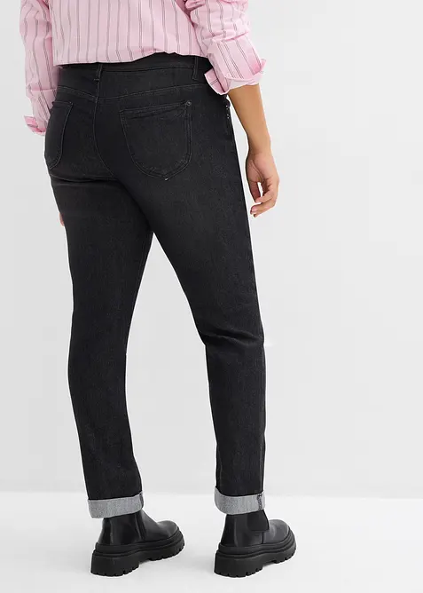 Straight Jeans Mid Waist, Stretch, bonprix