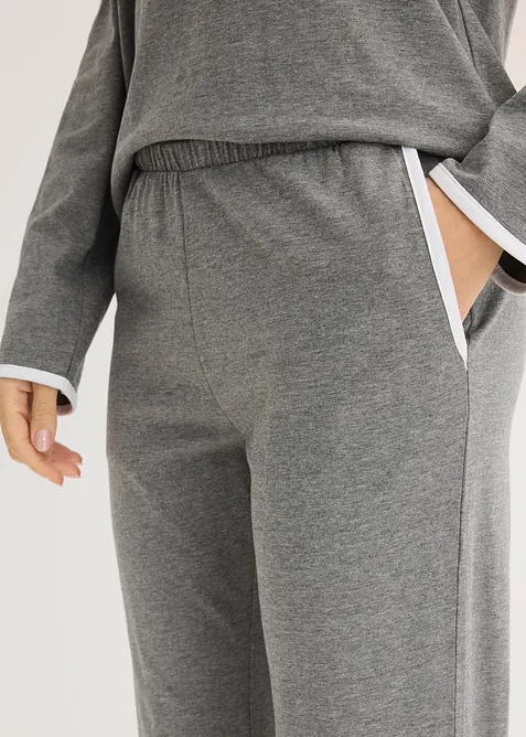 Pyjamas med mjuk bomull, bonprix