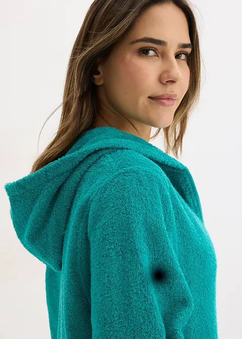 Frott&eacute;badrock av ekologisk bomull med dragkedja, bonprix