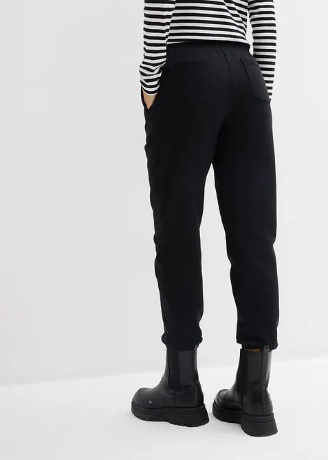 Sweatshirtbyxa av ekologisk bomull (2-pack), bonprix