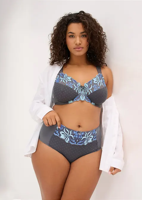 Formande trosa med s&ouml;tt broderi, bonprix