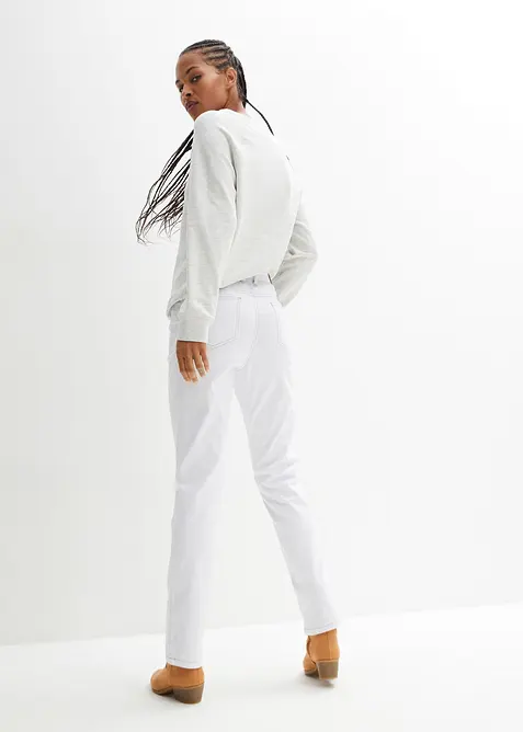 Stretchjeans Straight Mid Waist, bonprix