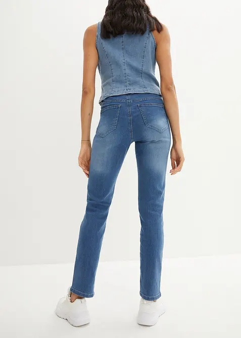 Stretchjeans Straight Mid Waist, bonprix