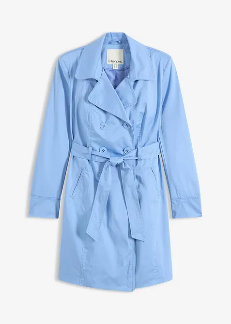 Trenchcoat av bomull, bonprix