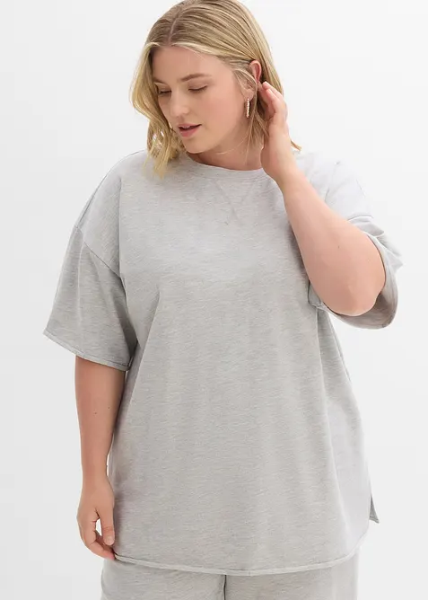 L&aring;ng sweatshirt i bomull, bonprix