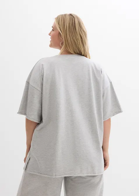 L&aring;ng sweatshirt i bomull, bonprix