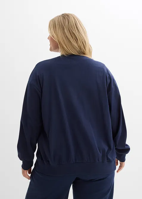 Sweatjacka i bomull, bonprix