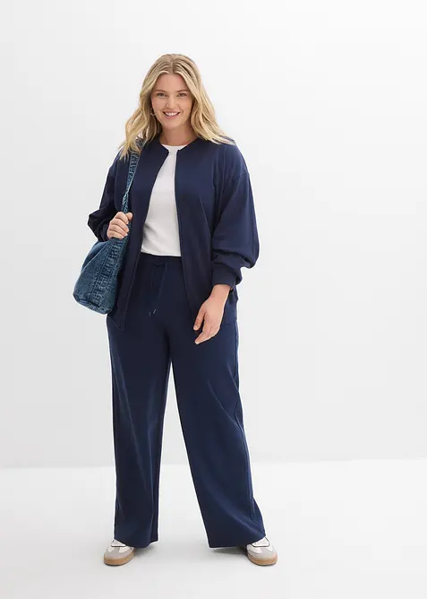 Sweatjacka i bomull, bonprix