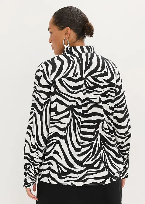 Blus av mjuk viskos, bonprix